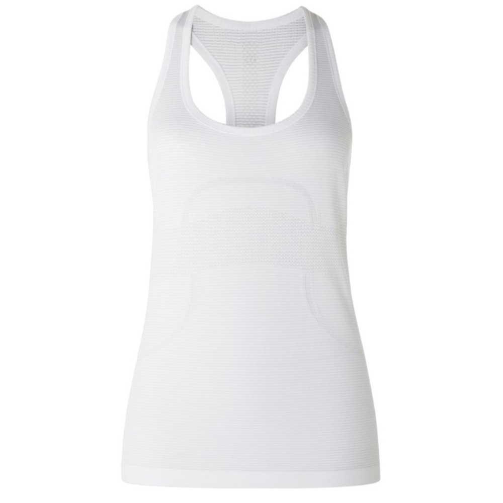 Lululemon Swiftly Tech Racerback Heathered White - Picture 2 of 4